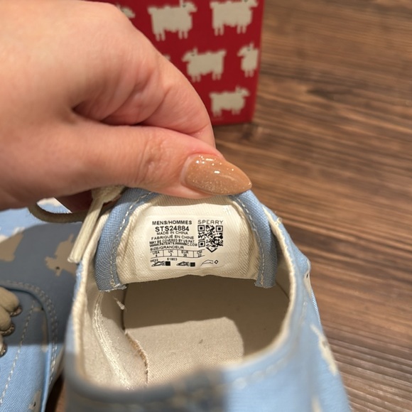 NWT Sperry x Warm & Wonderful Cloud CVO Sheep Sneaker Princess Diana Print! - Picture 5 of 8